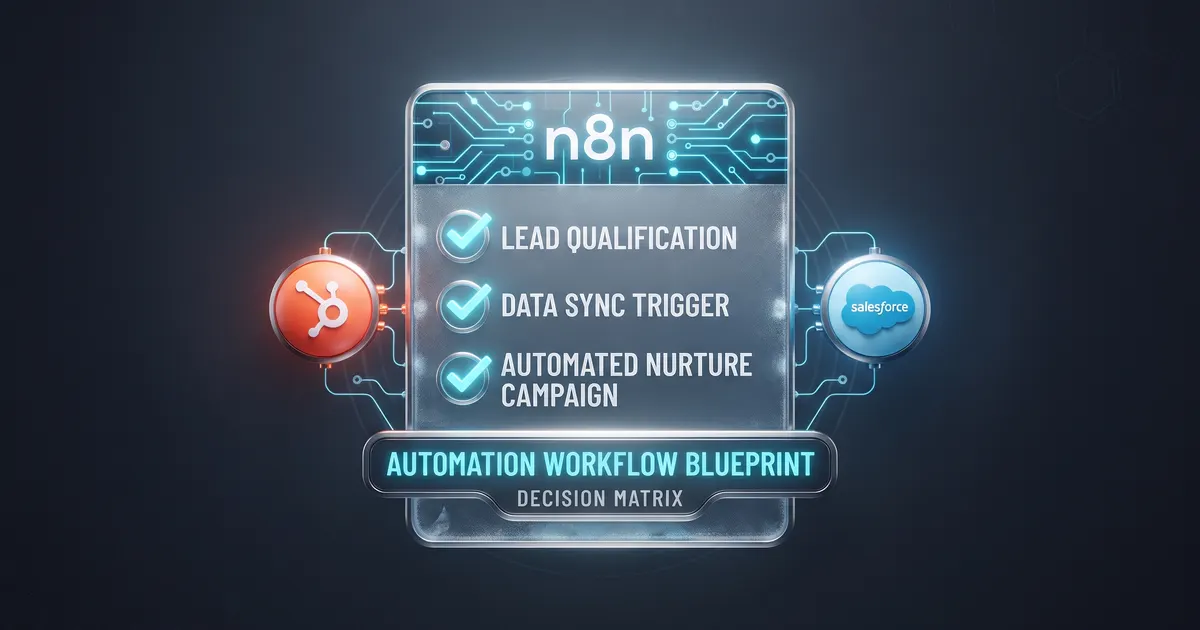 Comparativa HubSpot vs Salesforce para equipos B2B con automatización: Marketing Hub frente a Sales Cloud, TCO, automatización nativa frente a n8n, perfil de equipo, gobernanza RGPD y criterios de decisión en España y la Unión Europea