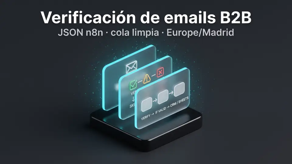 Verificar emails B2B en n8n | Logixb2b