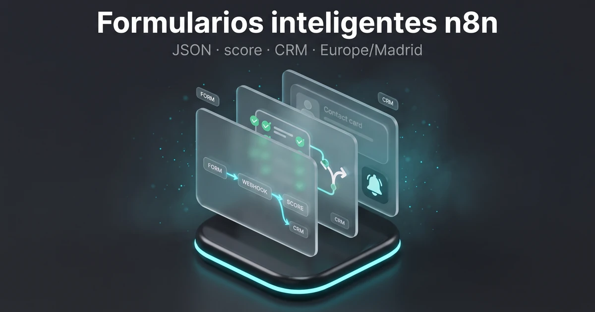 Formularios inteligentes de leads en n8n | Logixb2b